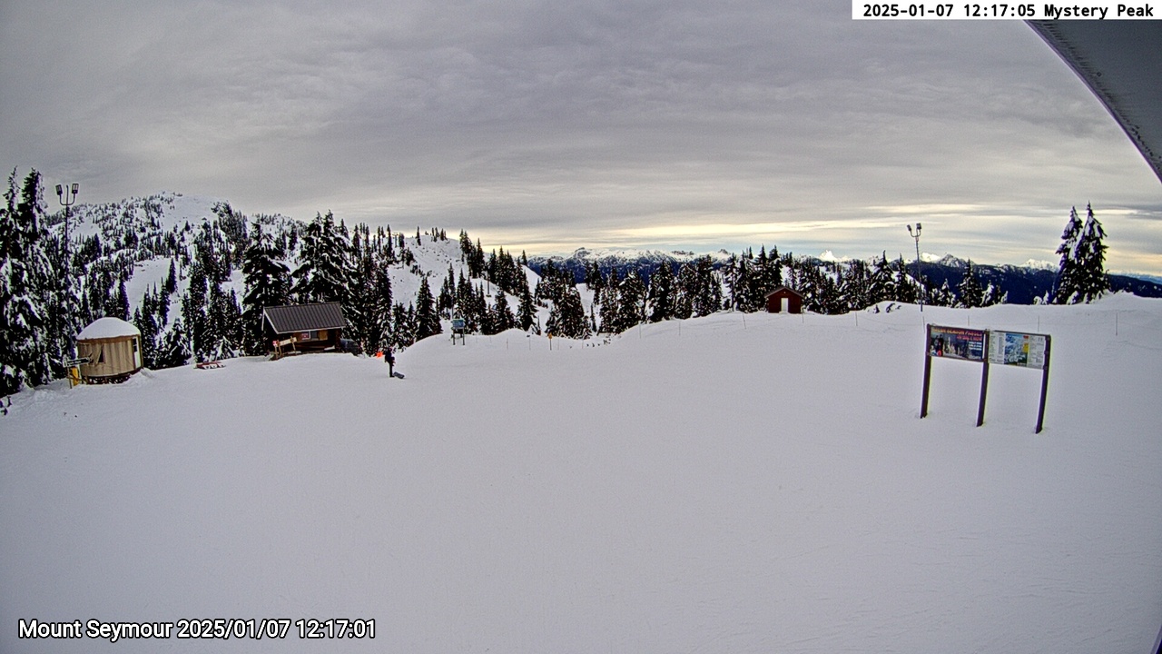Webcam frame from Mount Seymour at 2025/01/07 12:00