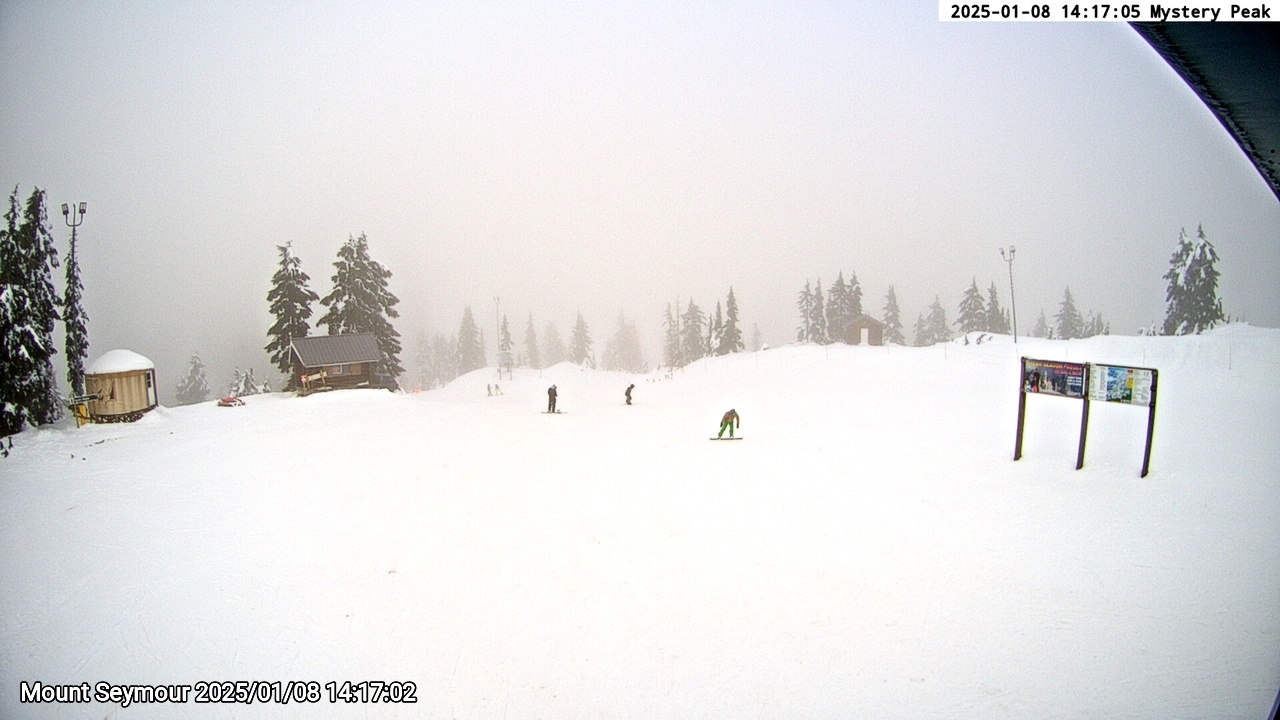 Webcam frame from Mount Seymour on 2025/01/08