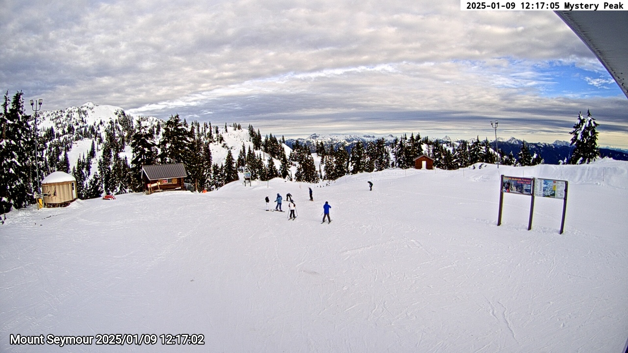 Webcam frame from Mount Seymour at 2025/01/09 12:00
