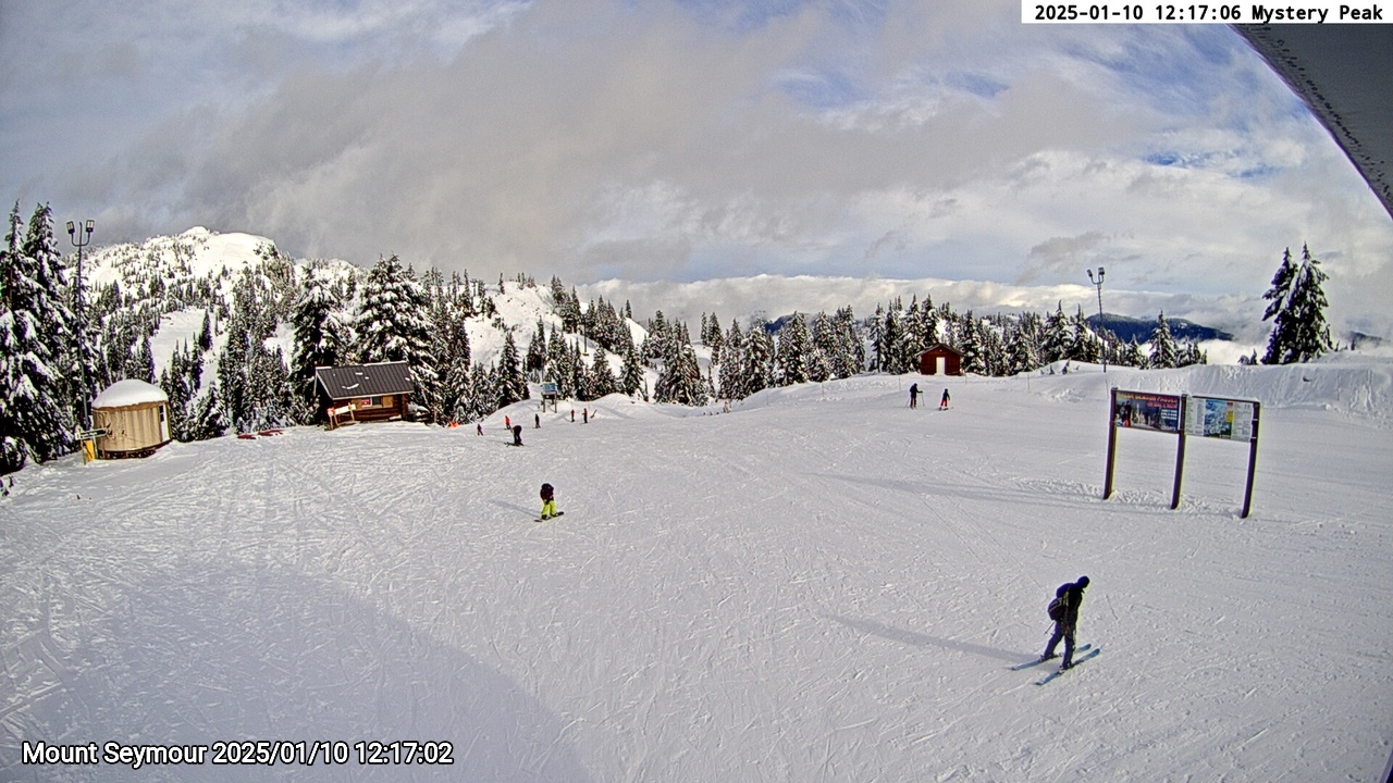 Webcam frame from Mount Seymour at 2025/01/10 12:00