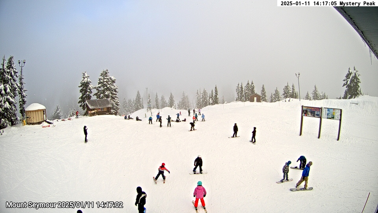 Webcam frame from Mount Seymour on 2025/01/11