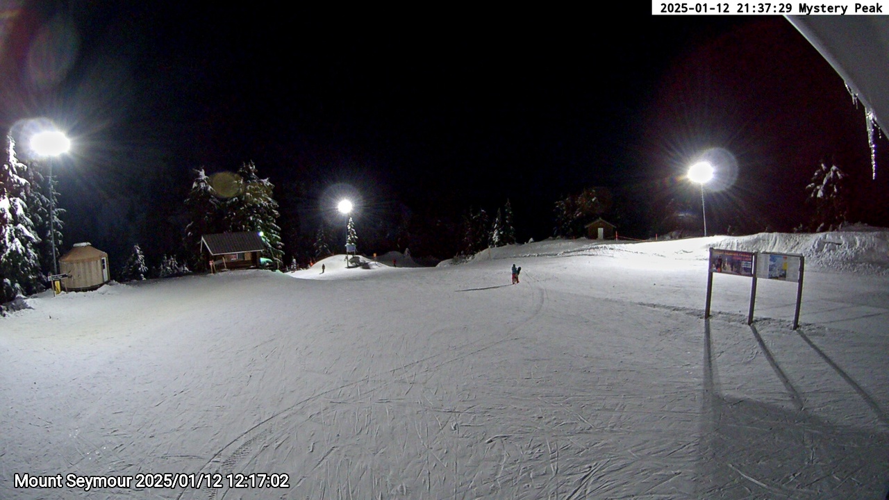 Webcam frame from Mount Seymour at 2025/01/12 12:00