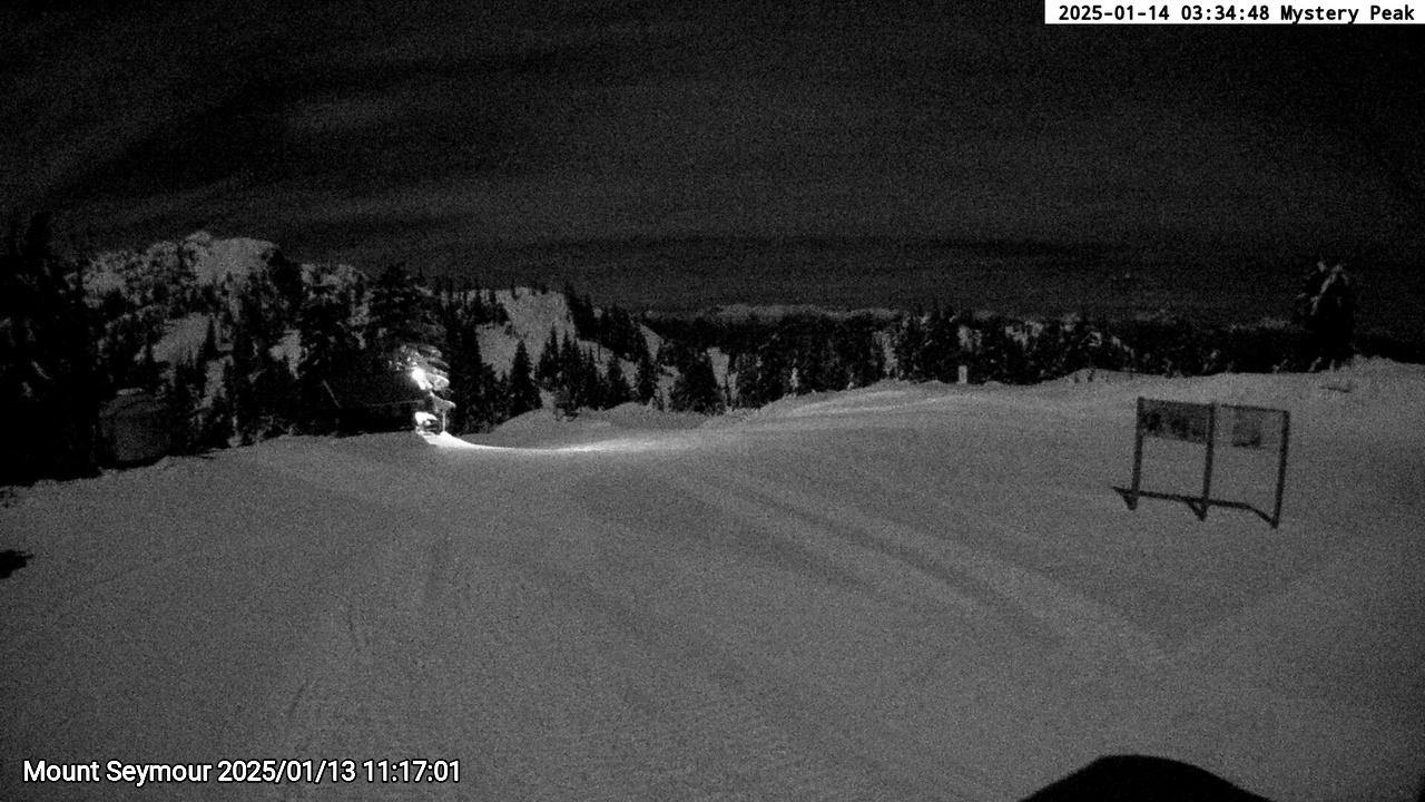 Webcam frame from Mount Seymour on 2025/01/13