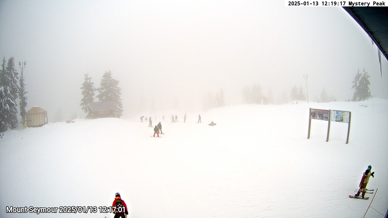 Webcam frame from Mount Seymour at 2025/01/13 12:00
