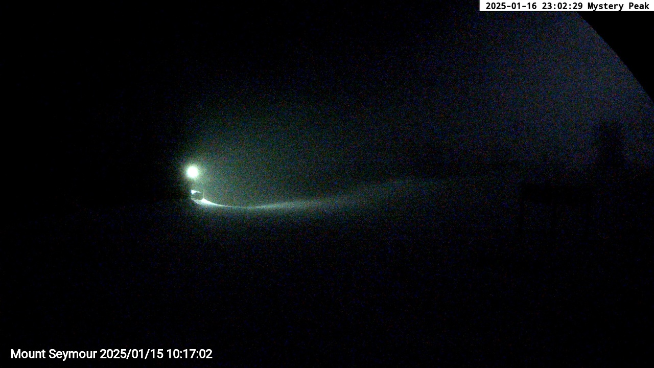 Webcam frame from Mount Seymour on 2025/01/15