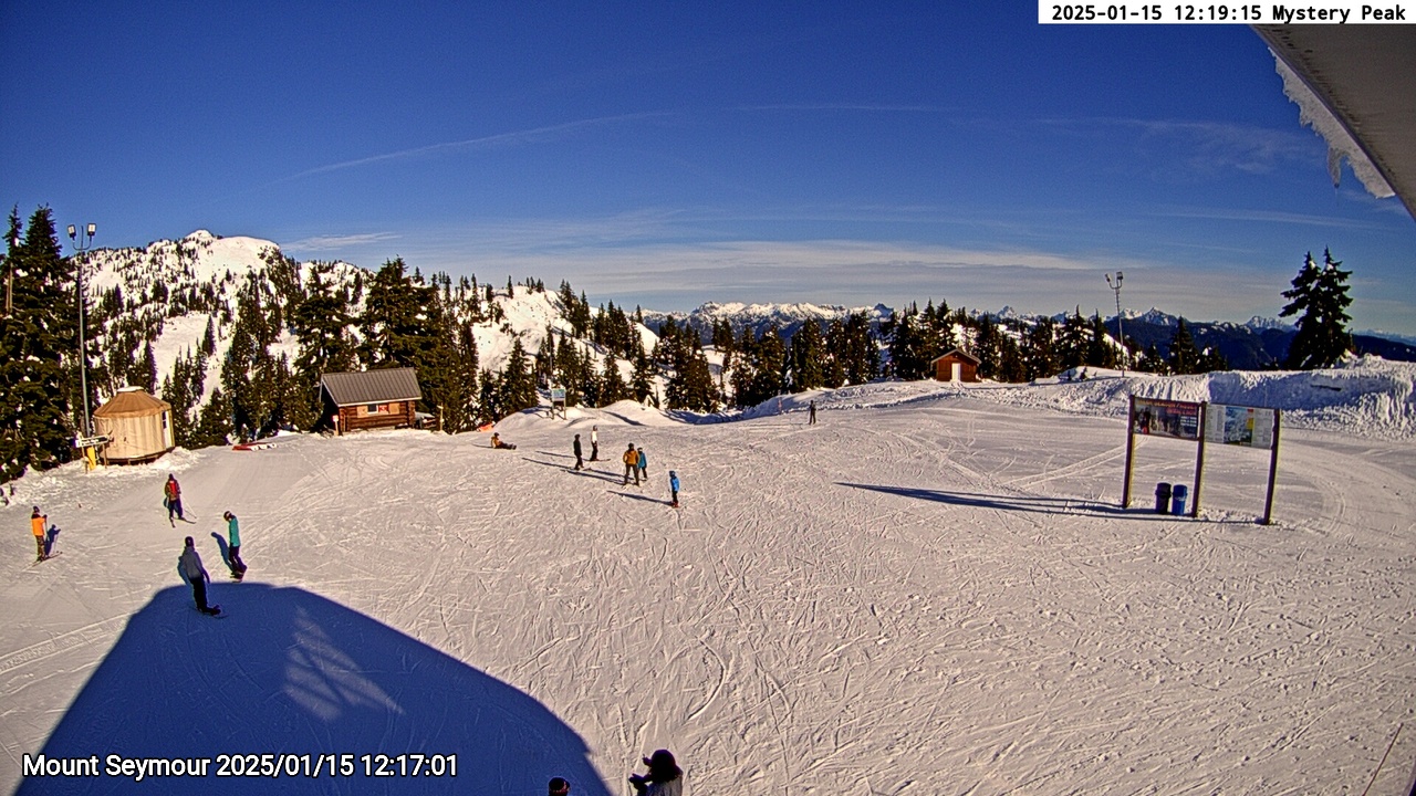 Webcam frame from Mount Seymour at 2025/01/15 12:00