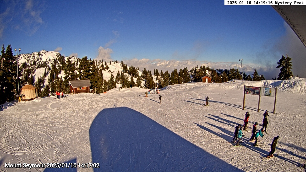 Webcam frame from Mount Seymour on 2025/01/16
