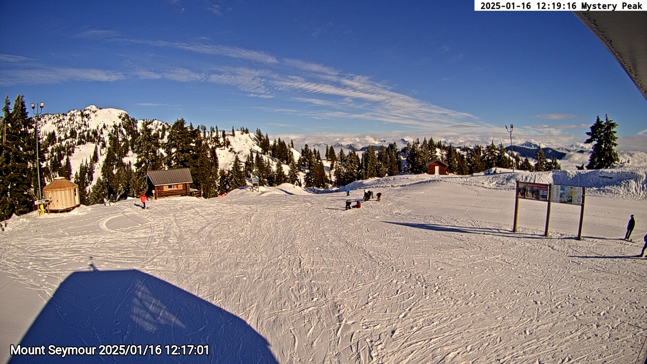 Webcam frame from Mount Seymour at 2025/01/16 12:00