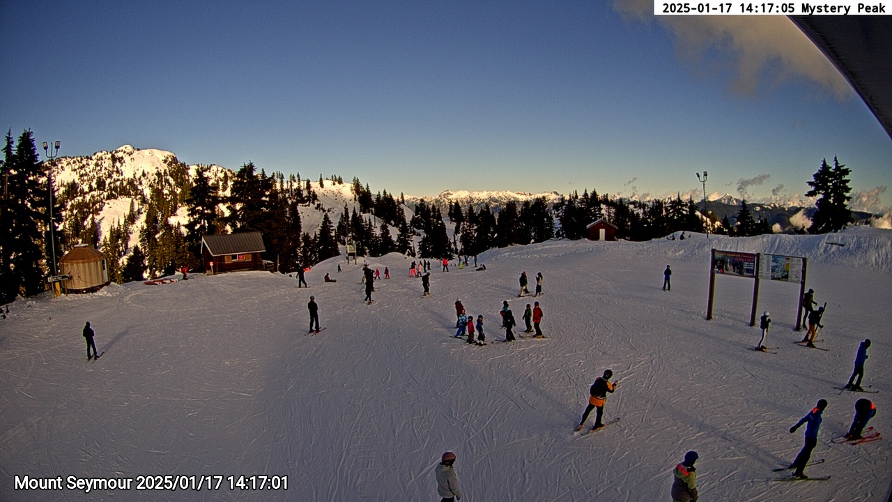 Webcam frame from Mount Seymour on 2025/01/17