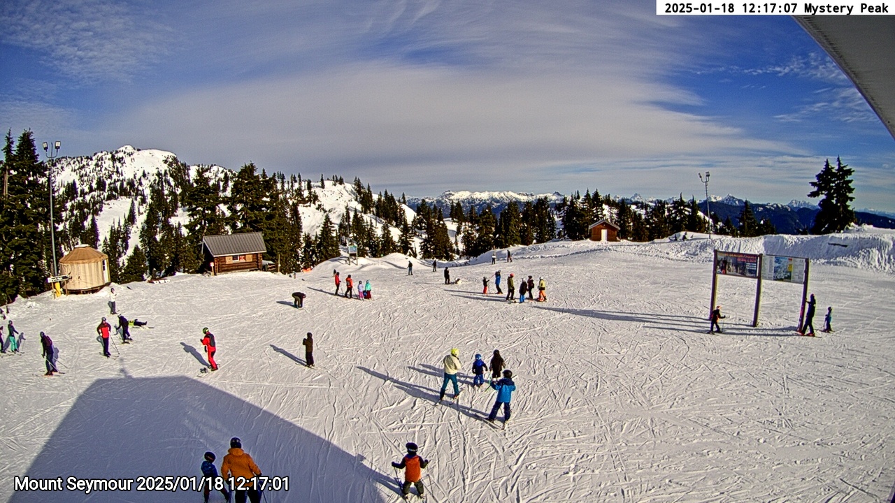 Webcam frame from Mount Seymour at 2025/01/18 12:00