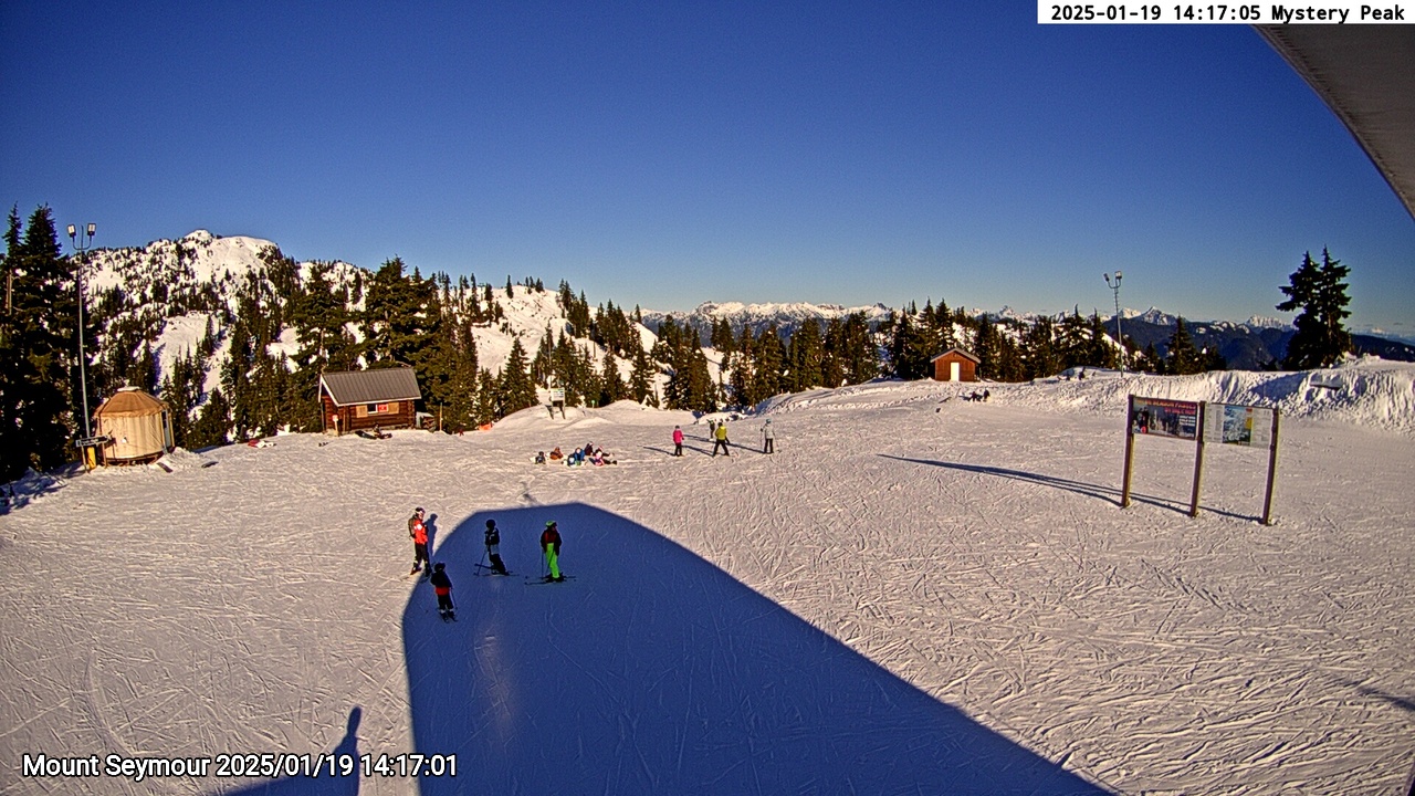 Webcam frame from Mount Seymour on 2025/01/19