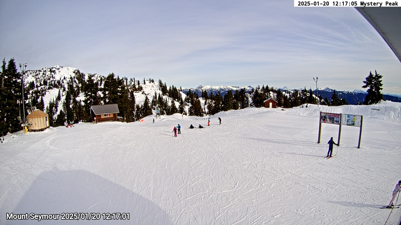 Webcam frame from Mount Seymour at 2025/01/20 12:00