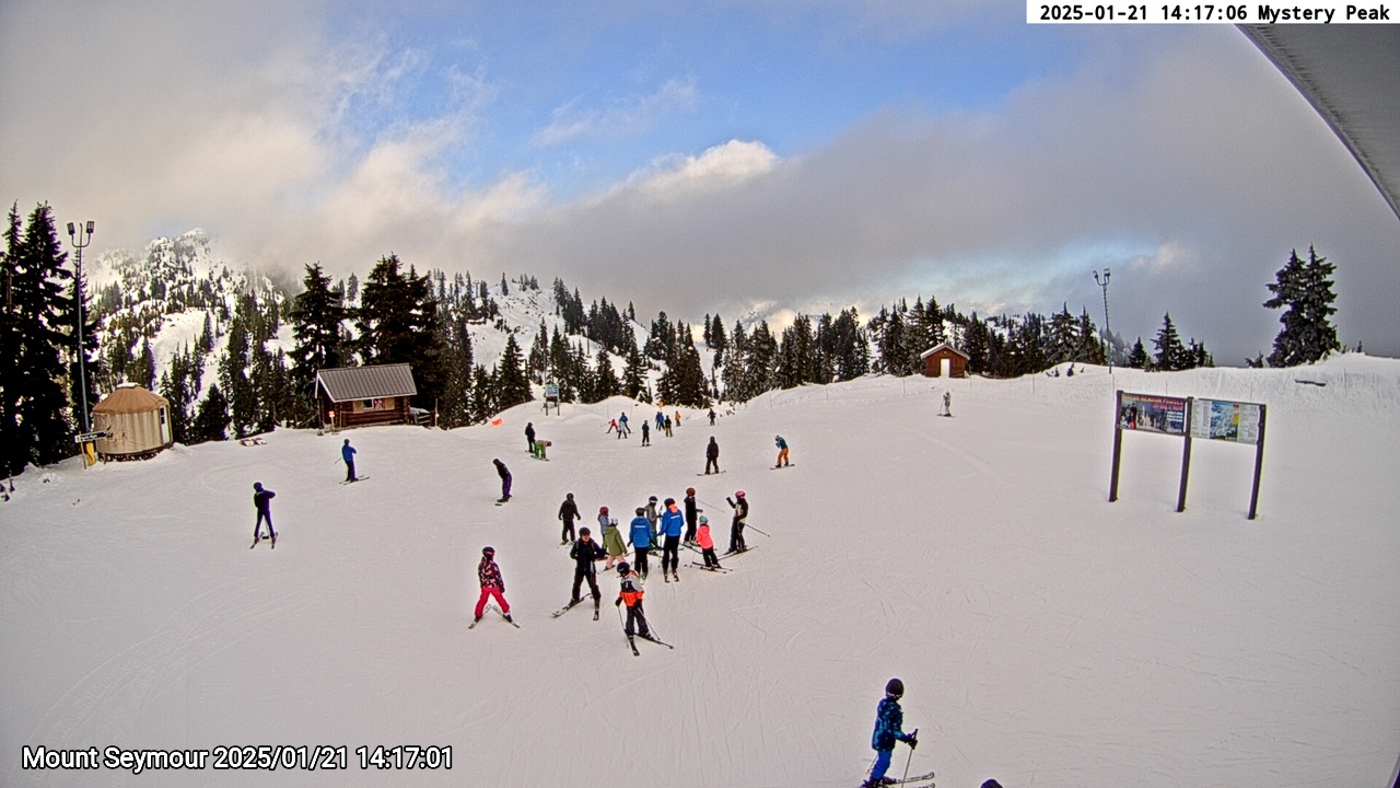 Webcam frame from Mount Seymour on 2025/01/21