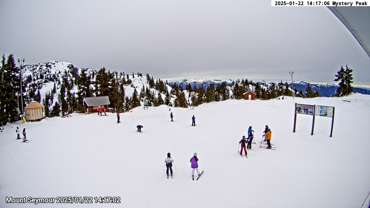 Webcam frame from Mount Seymour on 2025/01/22