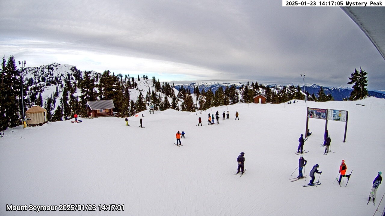 Webcam frame from Mount Seymour on 2025/01/23