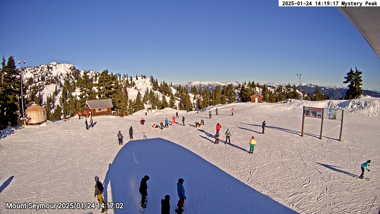 Webcam frame from Mount Seymour on 2025/01/24
