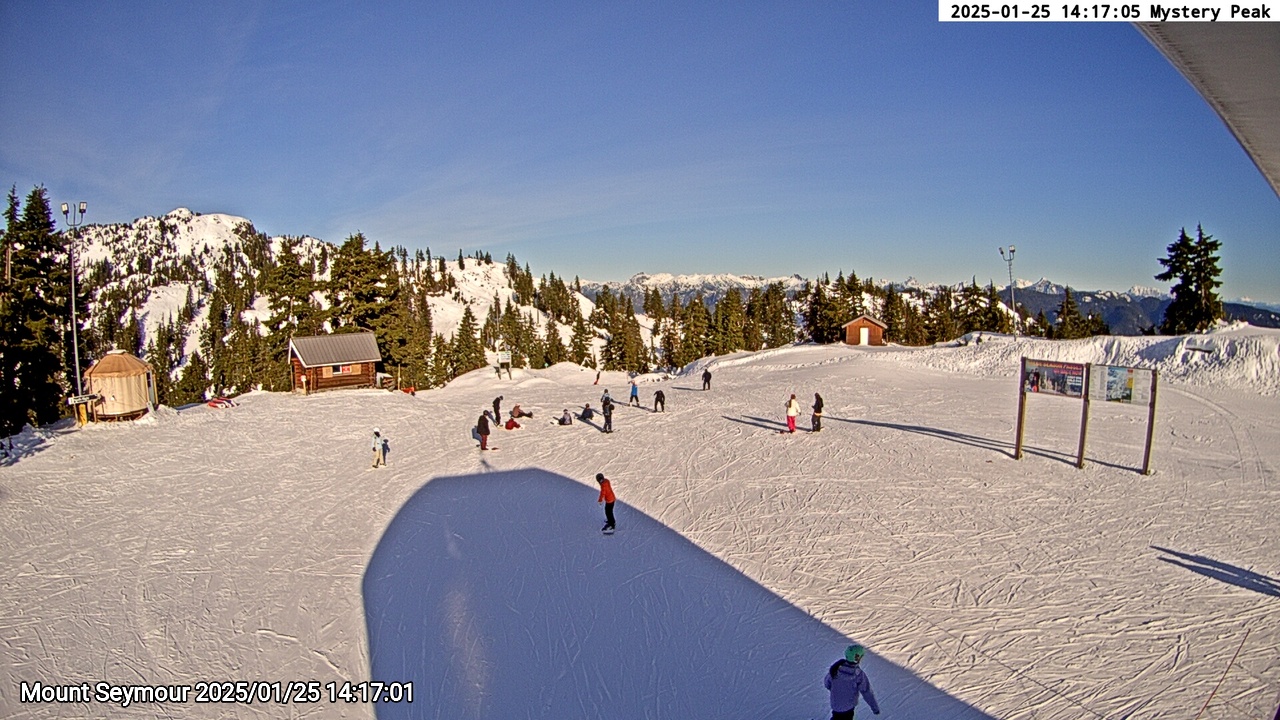 Webcam frame from Mount Seymour on 2025/01/25
