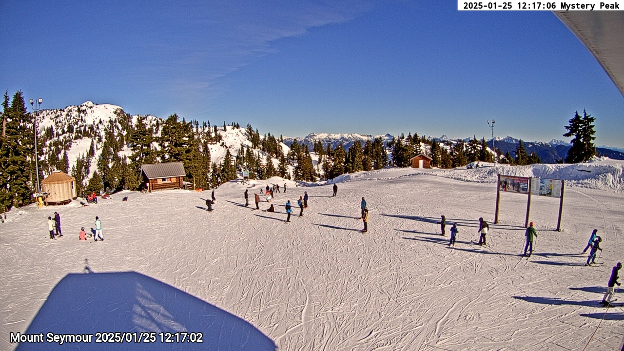 Webcam frame from Mount Seymour at 2025/01/25 12:00