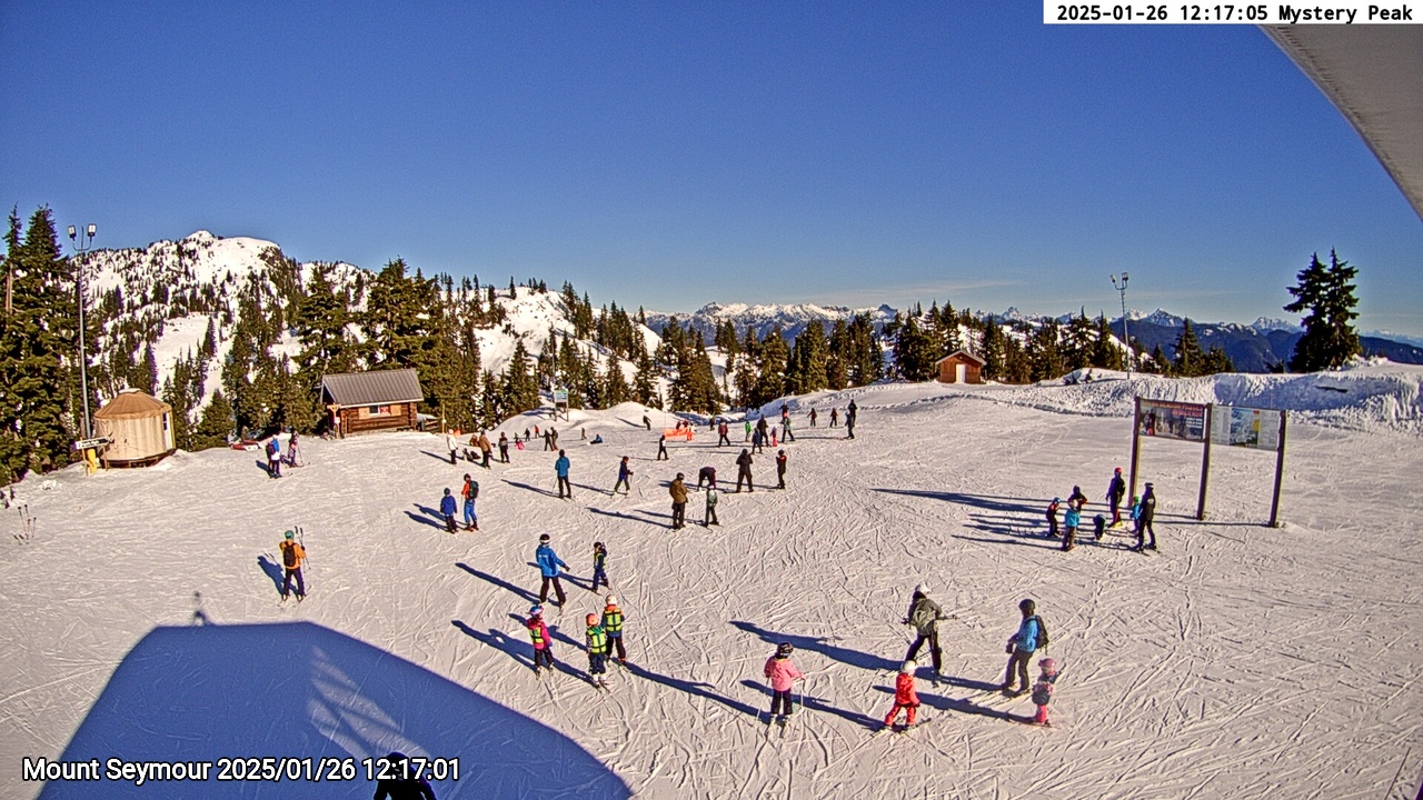 Webcam frame from Mount Seymour at 2025/01/26 12:00