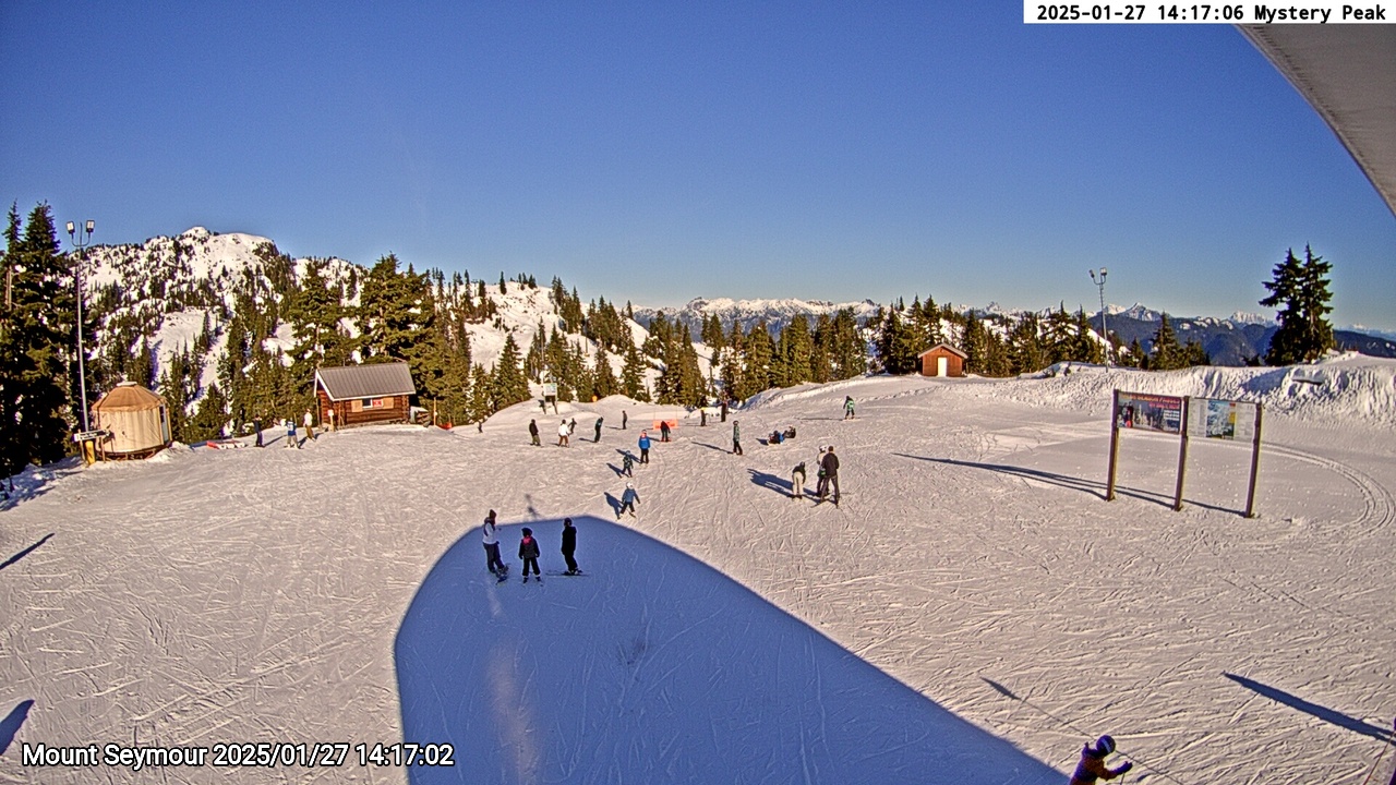 Webcam frame from Mount Seymour on 2025/01/27