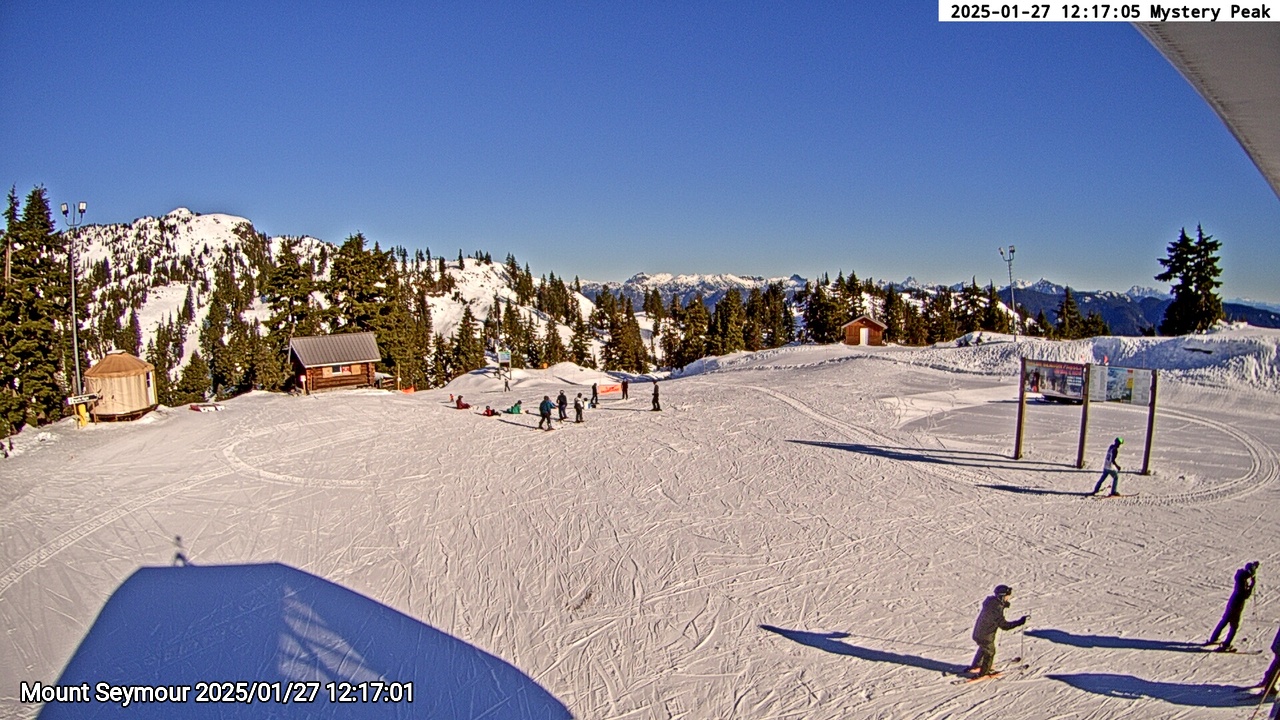 Webcam frame from Mount Seymour at 2025/01/27 12:00