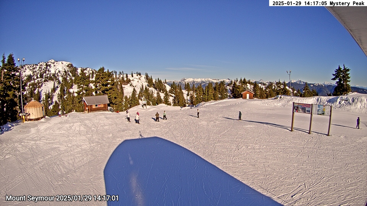 Webcam frame from Mount Seymour on 2025/01/29