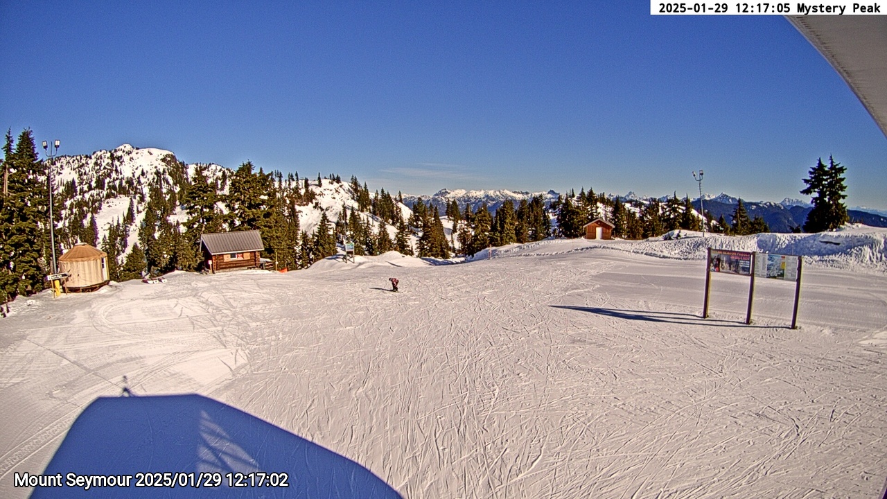 Webcam frame from Mount Seymour at 2025/01/29 12:00
