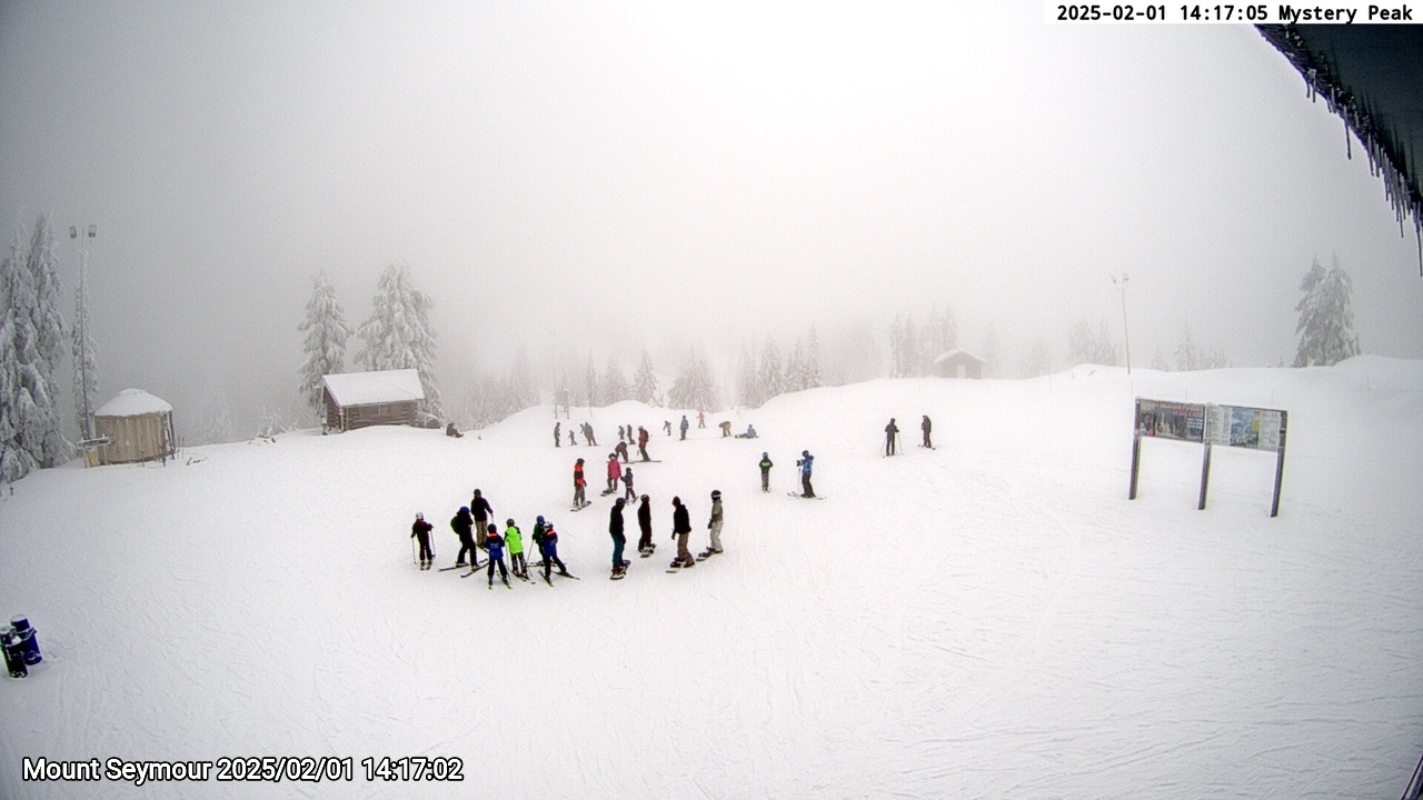 Webcam frame from Mount Seymour on 2025/02/01