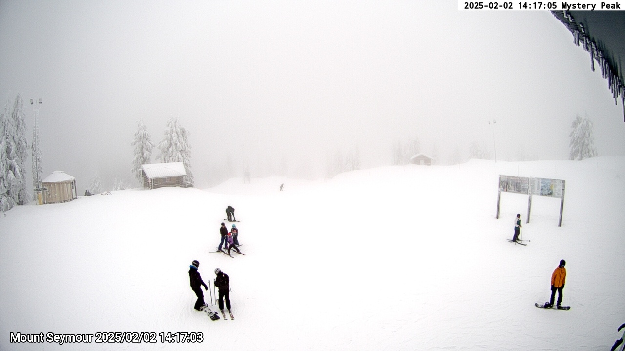 Webcam frame from Mount Seymour on 2025/02/02