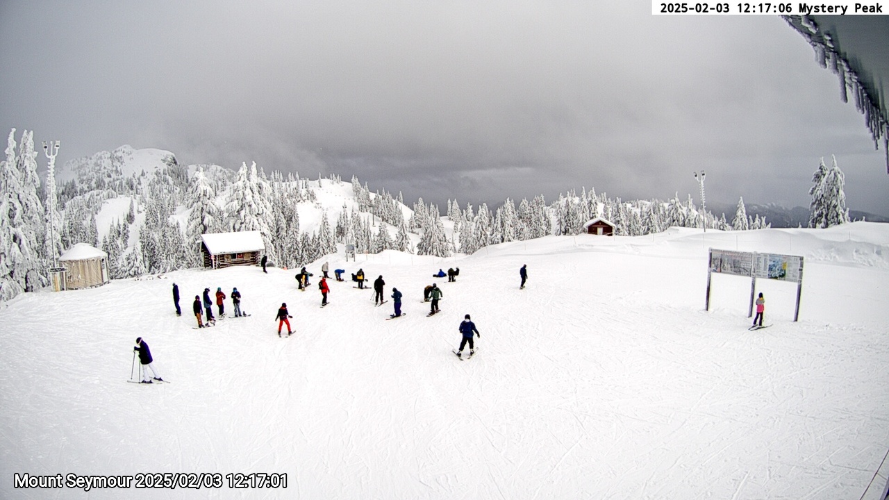 Webcam frame from Mount Seymour at 2025/02/03 12:00