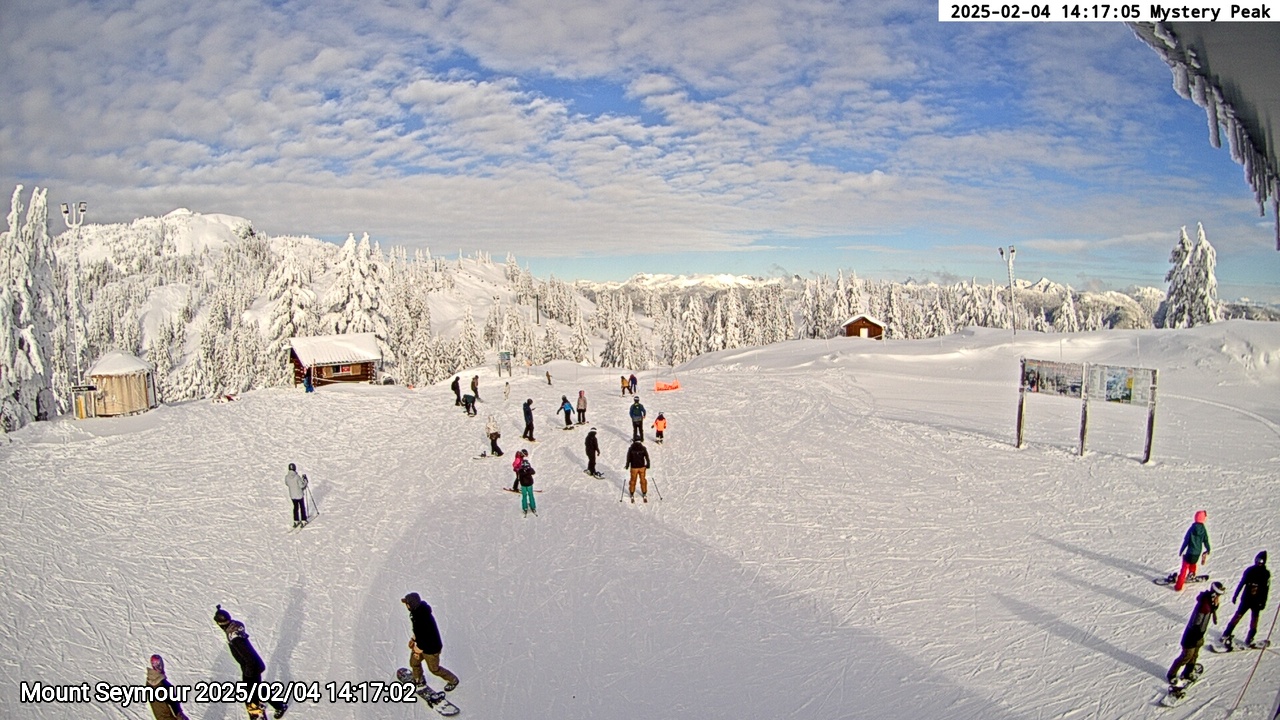 Webcam frame from Mount Seymour on 2025/02/04