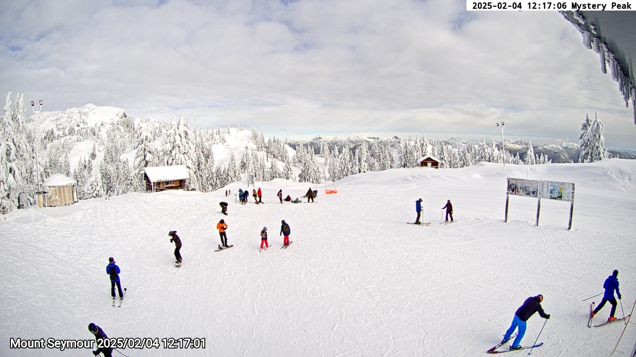 Webcam frame from Mount Seymour at 2025/02/04 12:00