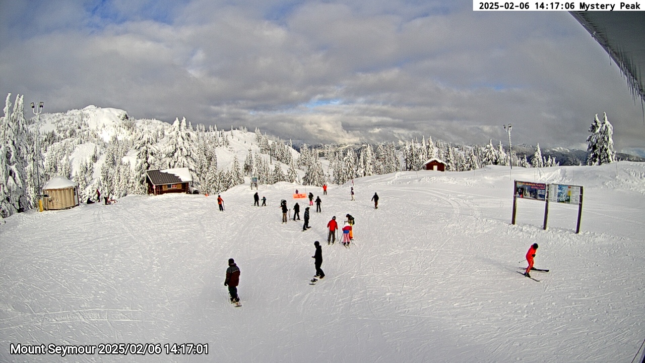 Webcam frame from Mount Seymour on 2025/02/06