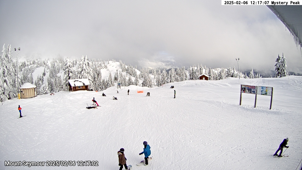 Webcam frame from Mount Seymour at 2025/02/06 12:00