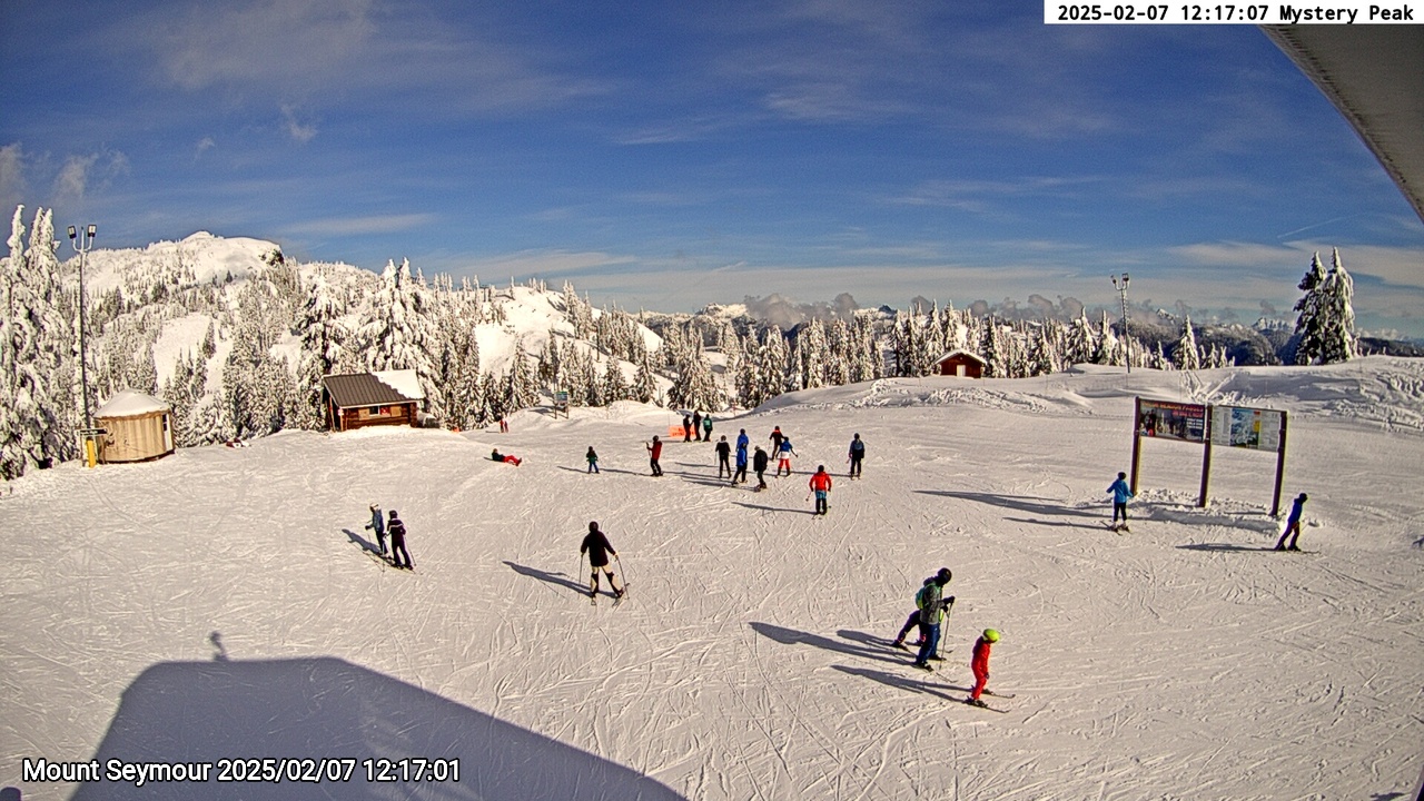 Webcam frame from Mount Seymour at 2025/02/07 12:00