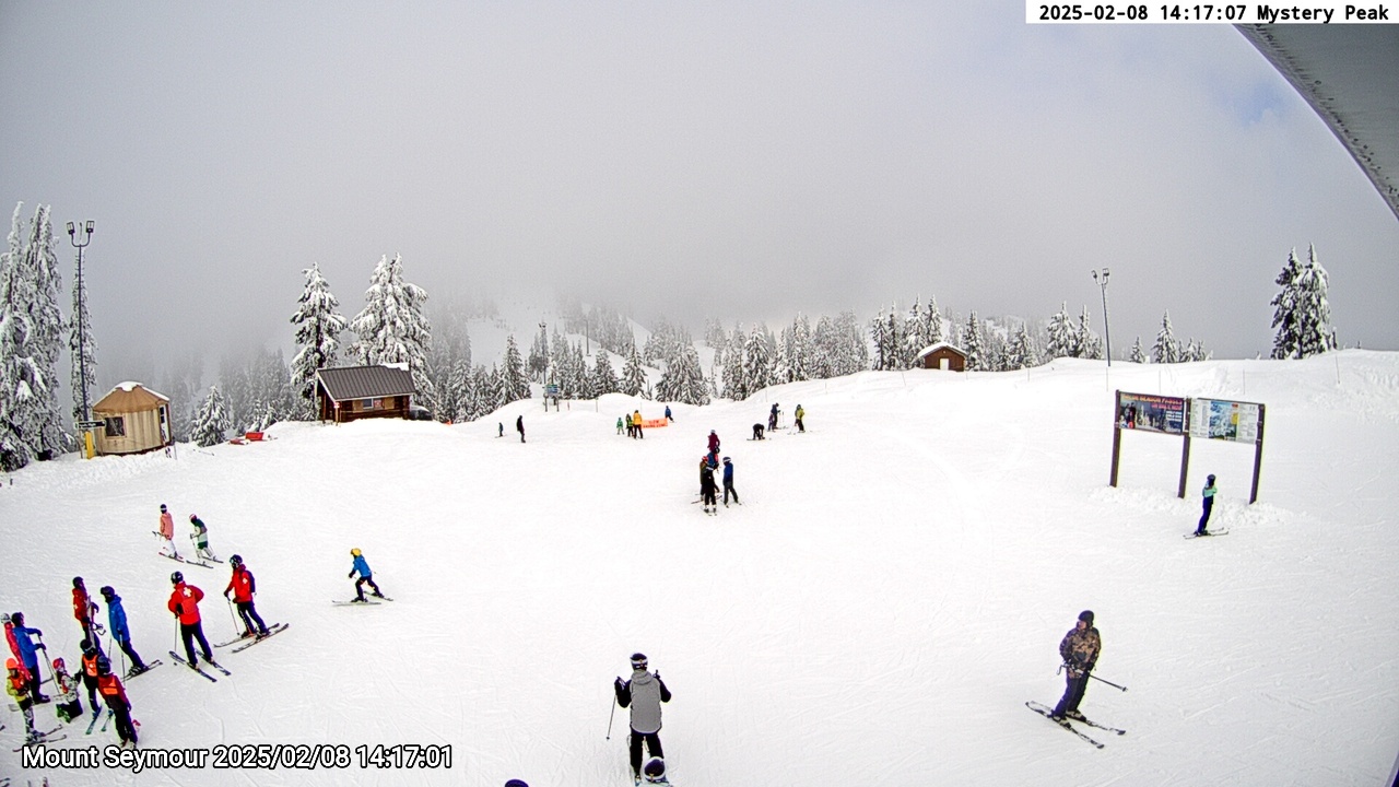Webcam frame from Mount Seymour on 2025/02/08