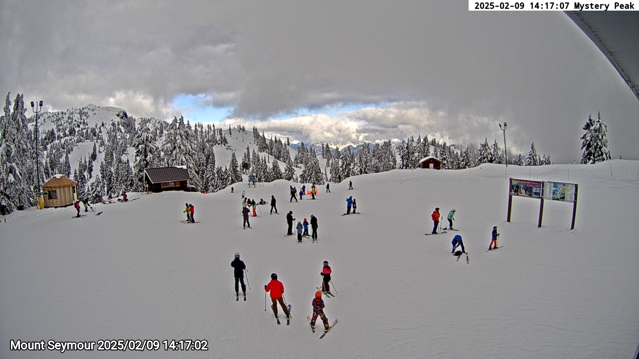 Webcam frame from Mount Seymour on 2025/02/09