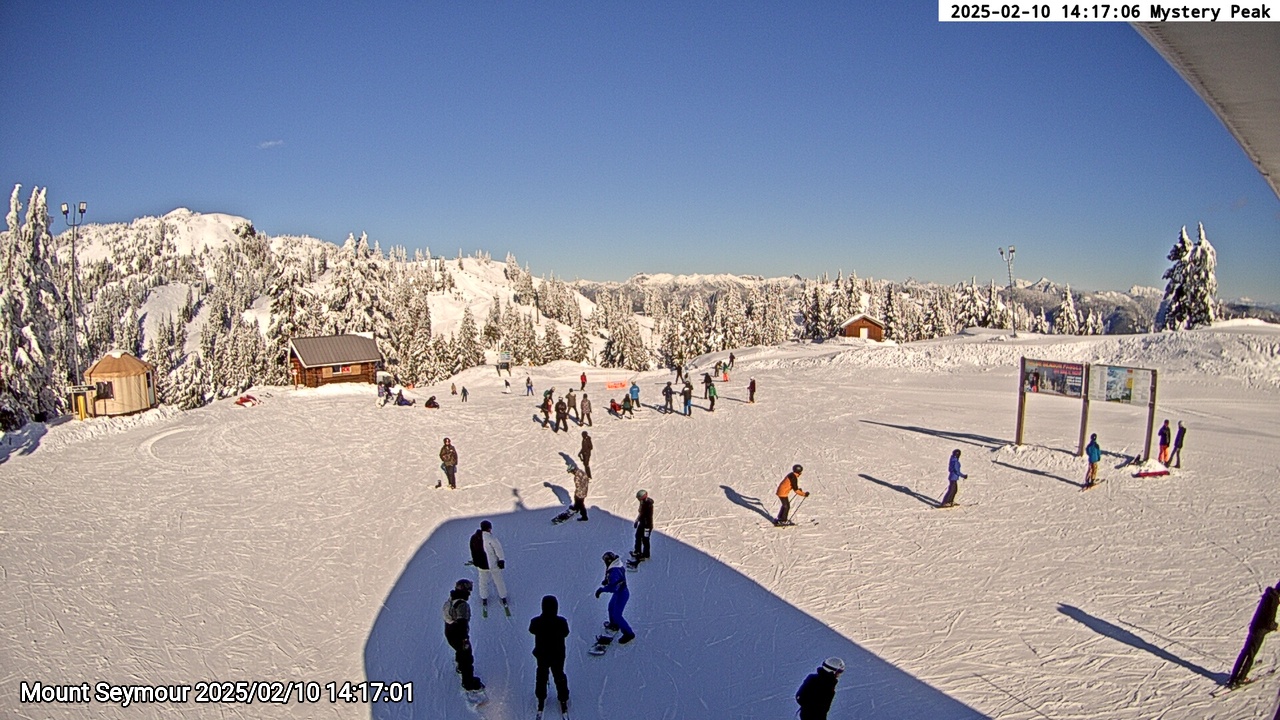 Webcam frame from Mount Seymour on 2025/02/10