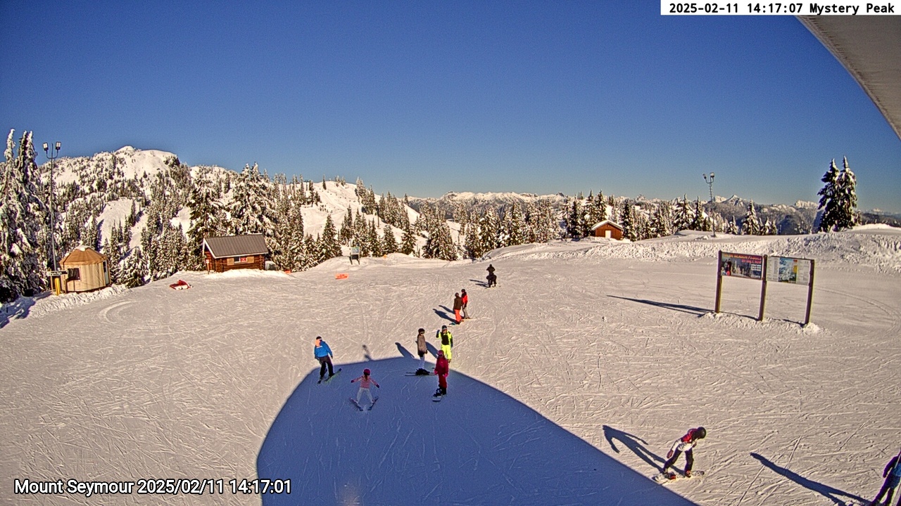 Webcam frame from Mount Seymour on 2025/02/11
