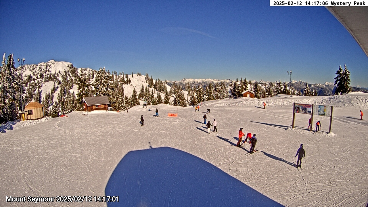 Webcam frame from Mount Seymour on 2025/02/12