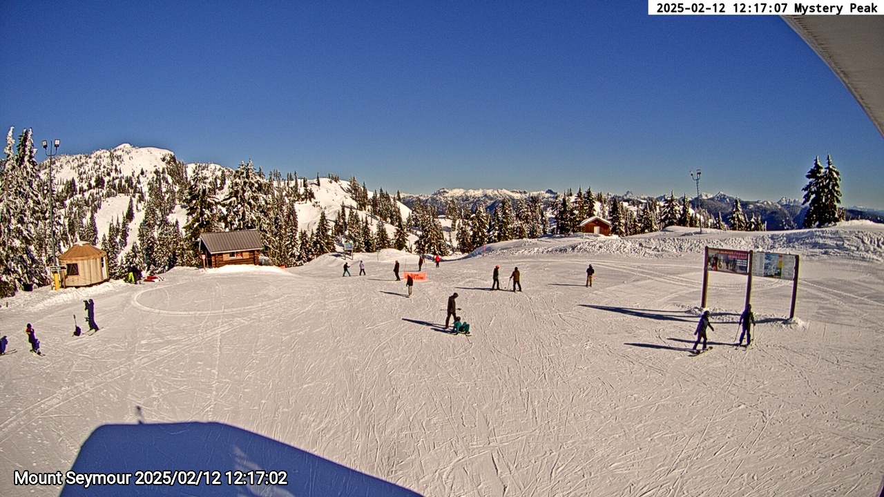 Webcam frame from Mount Seymour at 2025/02/12 12:00