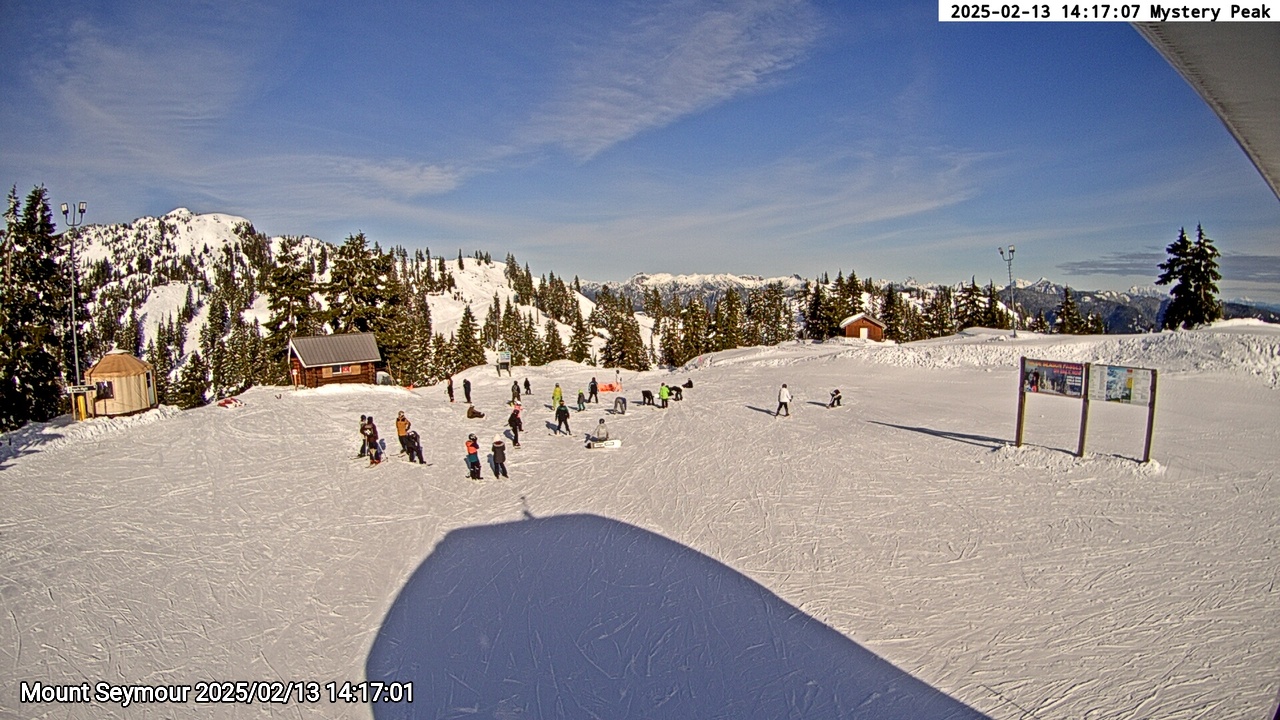 Webcam frame from Mount Seymour on 2025/02/13