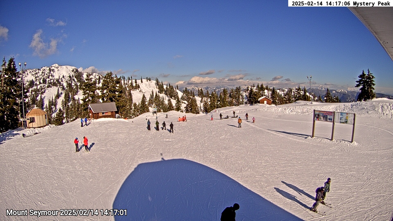 Webcam frame from Mount Seymour on 2025/02/14