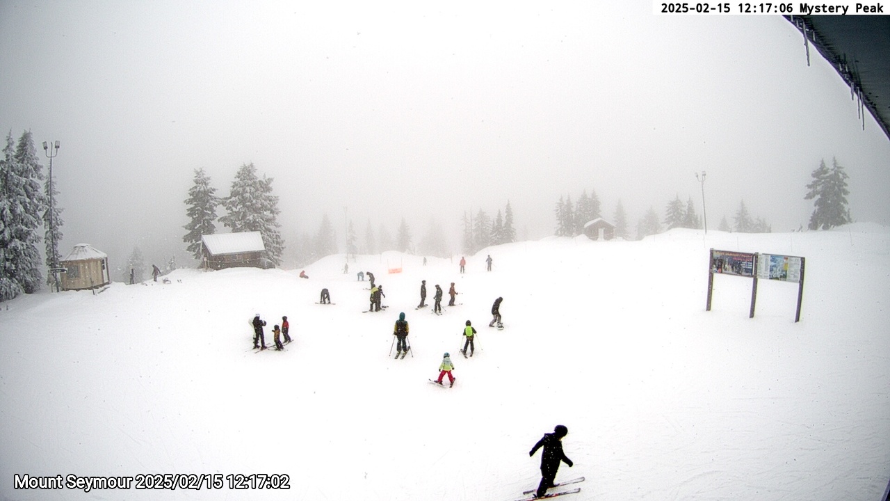 Webcam frame from Mount Seymour at 2025/02/15 12:00