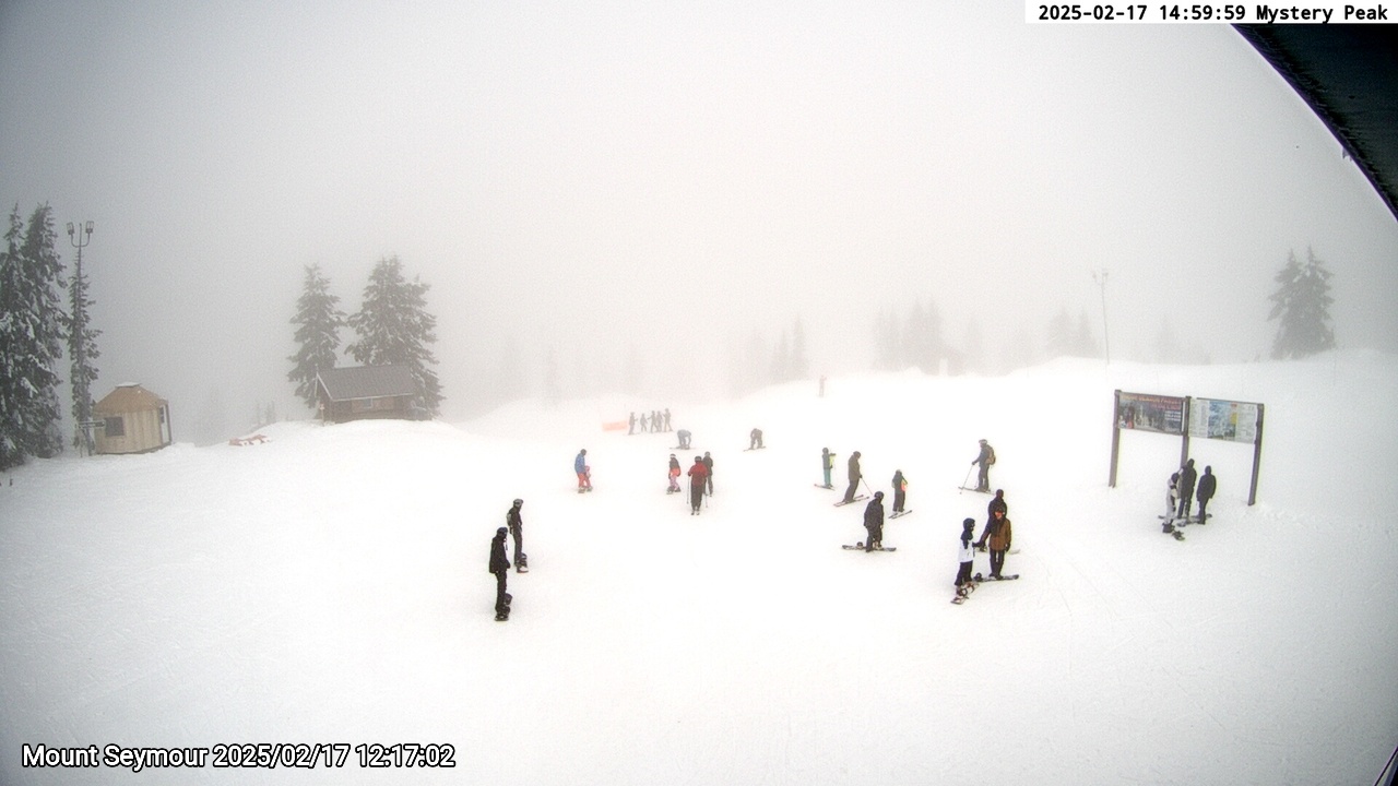 Webcam frame from Mount Seymour at 2025/02/17 12:00