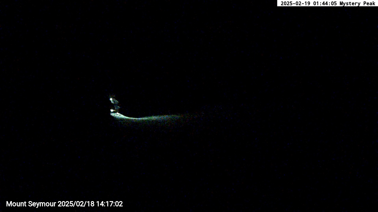 Webcam frame from Mount Seymour on 2025/02/18