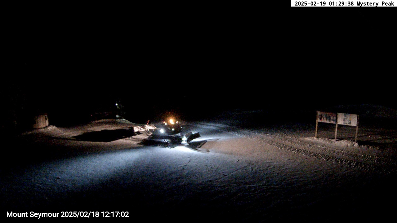 Webcam frame from Mount Seymour at 2025/02/18 12:00
