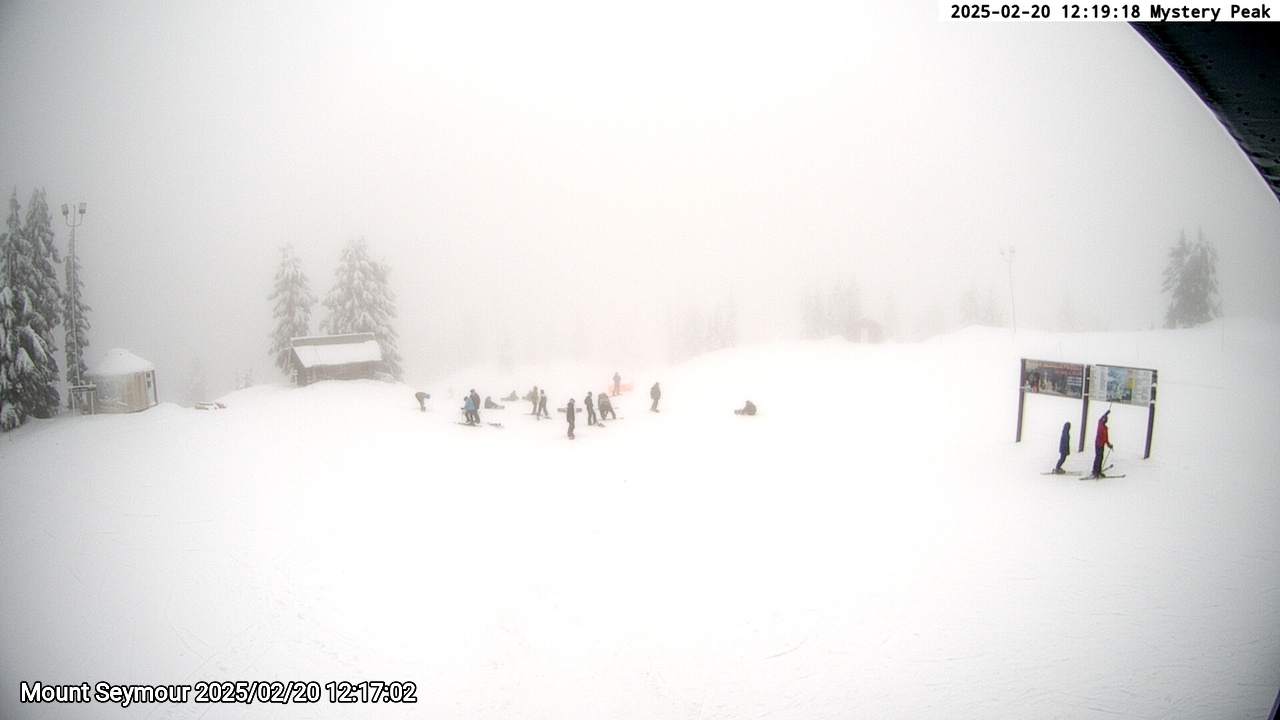 Webcam frame from Mount Seymour at 2025/02/20 12:00