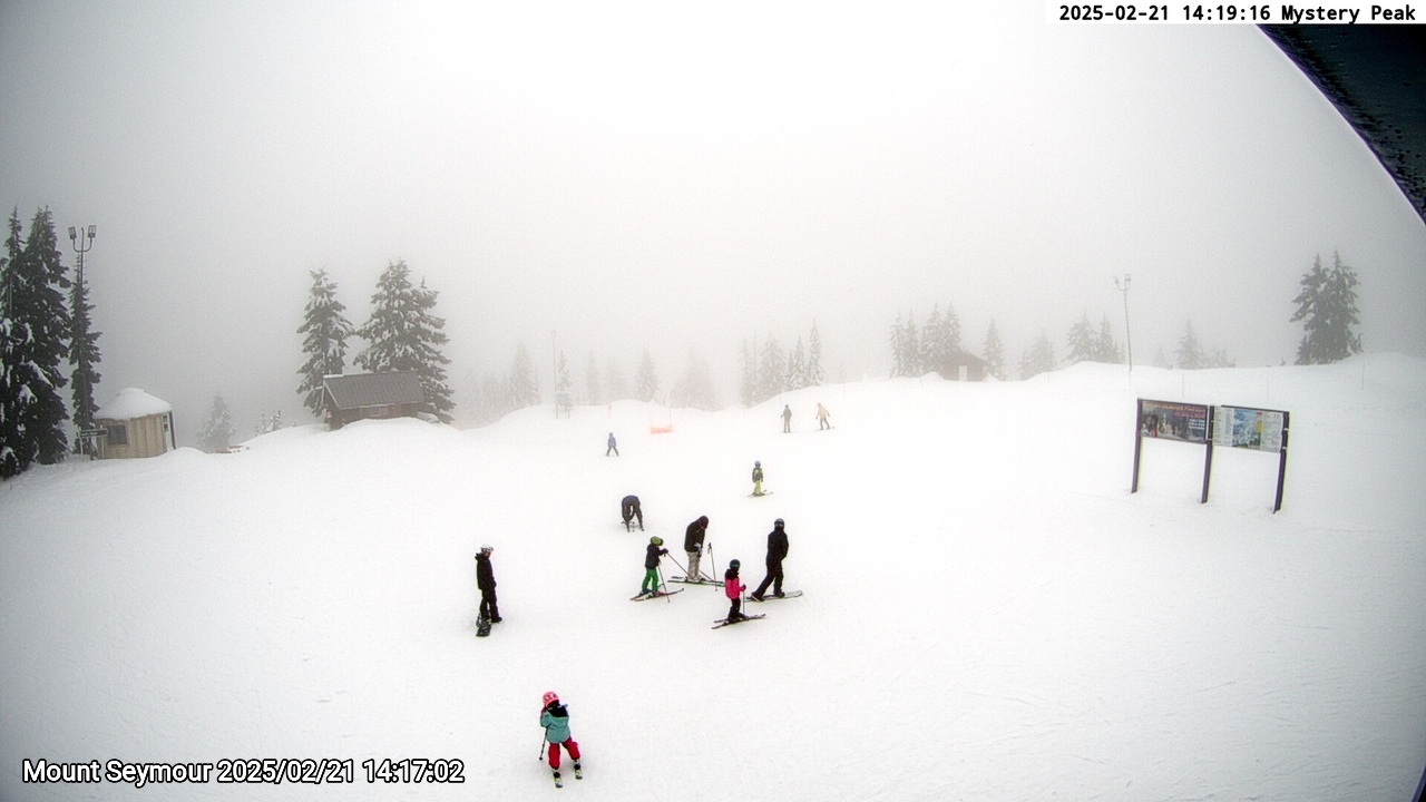Webcam frame from Mount Seymour on 2025/02/21
