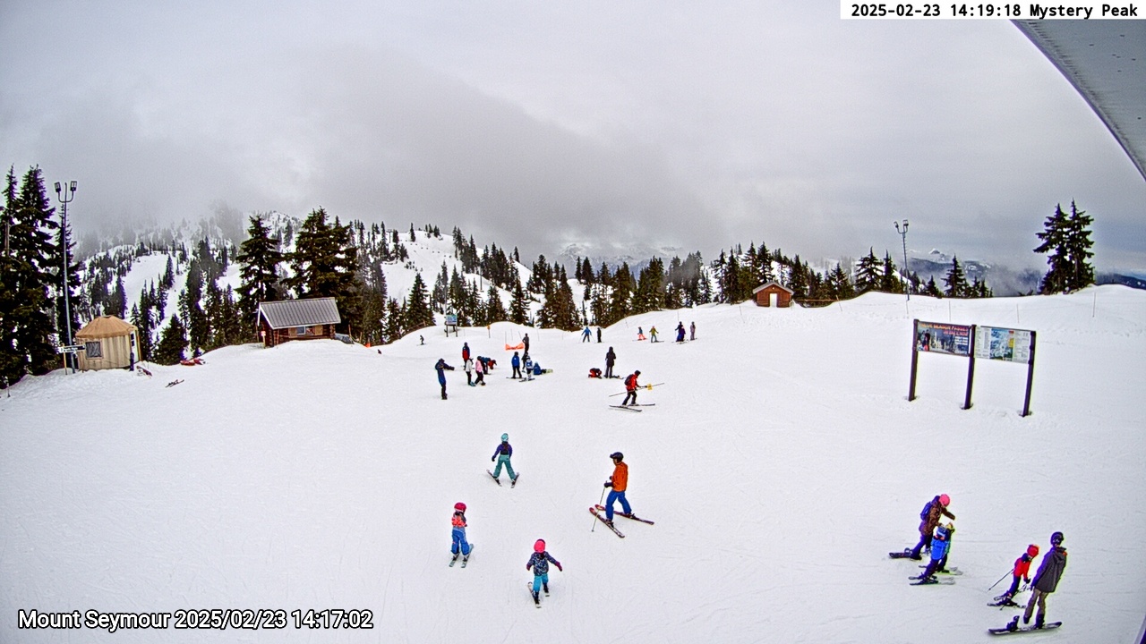 Webcam frame from Mount Seymour on 2025/02/23